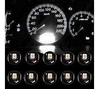 Mintice 10 X Bianca Auto T4/T4.2 Lampadina LED Neo Wedge Luce cruscotto Strumento Gruppo indicatore Luce