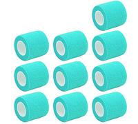 Mintice 10 X Fascia Coagulante Bendaggio Adesiva Autoadesiva Forte Benda Adesivo Elastico Nastro di Primo Soccorso Sport Caviglia Nastro 4.5mx5cm Verde Chiaro