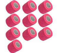 Mintice 10 X Rosa Fascia Coagulante Bendaggio Adesiva Autoadesiva Forte Benda Adesivo Elastico Nastro di Primo Soccorso Sport Caviglia Nastro 4.5mx5cm