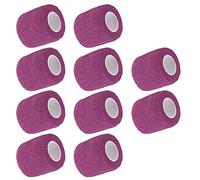Mintice 10 X Viola Fascia coagulante Bendaggio Adesiva autoadesiva Forte Elastico Nastro di Primo Soccorso Sport a Caviglia del Nastro 4.5mx5cm