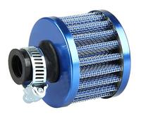 Mintice 12mm Filtro Aria di Moto Blu Motociclo Filtro Aspirazione Aria Sostituzione Universale Fredda Presa D'aria Filtro Turbo Pulita Sfogare Veicolo
