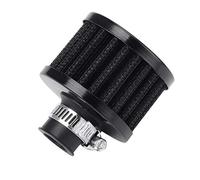 Mintice 12mm Filtro Aria di Moto Nero Motociclo Filtro Aspirazione Aria Sostituzione Universale Fredda Presa D'aria Filtro Turbo Pulita Sfogare Veicolo