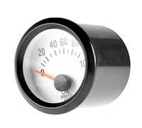 Mintice 12V Auto 2" 52mm Universale LED Blu Leggero Manometro Pressione dell'olio Indicatore Puntatore Calibro Motore Misuratore Meter