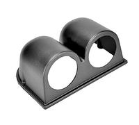 Mintice 12V Auto 2" 52mm Universale Nero Doppio Foro Portacialde Calibro Porta Manometro Supporto Calibro Cruscotto