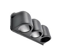 Mintice 12V Auto 2" 52mm Universale Nero Triplicare Foro Portacialde Calibro Porta Manometro Supporto Calibro Cruscotto