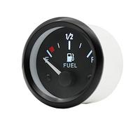 Mintice 12V puntatore 2" 52mm Motore Auto Kit indicatore di Livello del Carburante Serbatoio Indicatore Luminoso a LED Bianco Nero Universale