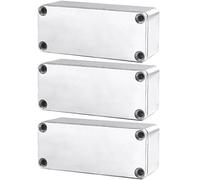 Mintice 3 pezzi Pro 1590A stile 92x38x31mm scatola di metallo stomp di alluminio custodia del caso pedale effetto chitarra