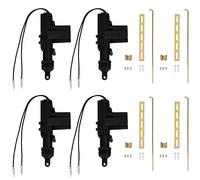 Mintice 4 Pezzi Auto Motore Potenza Attuatore Serratura Porta Blocco Cavo a 2 Fili 12V Chiusura Centrale Sistema di Bloccaggio Telecomando