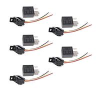 Mintice 5 X 12V 30A 12V Auto Relè 4Pin Veicolo Automobile Relè Interruttore Elettrici Avviamento Pompa Carburante Fan Pesante Spst Cavo Presa