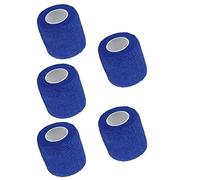 Mintice 5 X Blu Fascia coagulante Adesiva autoadesiva Forte Elastico Nastro di Primo Soccorso Sport a Caviglia del Nastro 4.5mx5cm