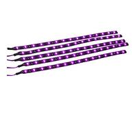 Mintice™ 5 X Viola 12V 15 LED veicolo Automobile griglia 30cm Auto Striscia di luce underbody Morbido impermeabile