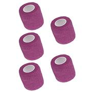 Mintice 5 X Viola Fascia coagulante Adesiva autoadesiva Forte Elastico Nastro di Primo Soccorso Sport a Caviglia del Nastro 4.5mx5cm