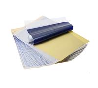 Mintice 50 fogli fotocopiatrice carbon tattoo termico stampino corpo carta di trasferimento copia Stencil Tatuaggio tracciato a pelle Carta A4 4 strati arte taglia