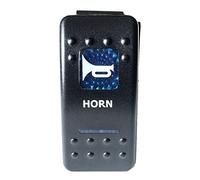 Mintice Auto 12V 20A LED Blu Luce Pannello Momentaneo Interruttore Bilanciere Pulsante Corno Clacson Cruscotto Impermeabile Camion 5Pin Horn Light