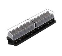 Mintice Automatico a 12 Vie Scatola Portafusibili Standard Auto Supporto Fusibile Blocco Scatola Porta Fusibili Lama ATO Auto 12V 24V Impermeabile