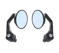 Mintice Nero Universale Moto Specchietti Retrovisore Specchietto Manubrio Specchio Laterale Scheletro Cranio 22mm 25mm 7/8"