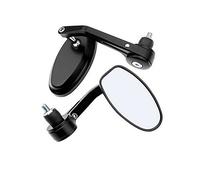 Mintice Nero Universale Moto Specchietti Retrovisore Specchietto Manubrio Specchio Laterale Scheletro Cranio 22mm 25mm 7/8" Scooter Sport