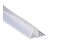 Mintice Striscia di Tenuta della Porta del Bagno Doccia Guarnizione Finestra Curvo Piatto Gomma Parte Inferiore Tempo Metereologico 6mm 78" Forma F