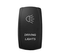 Mintice Veicolo Auto 12V 20A LED Blu Interruttore a bilanciere Luce 5Pin Driving Light