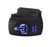 Mintice veicolo auto 12V 20A LED Blu interruttore a bilanciere luce 5Pin Fog Light