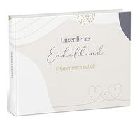mintkind® "Mein liebes enkelkind Album dei ricordi I Idea regalo per ragazze e ragazzi I Regalo per nonna e nonni per la nascita | Libro di compilazione e album fotografico per il nipote dei nonni