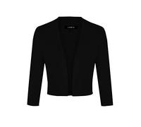 MINTLIMTI Giacca da Cardigan Lavorata a Maglia a Maniche Lunghe da Donna per Maglione Bolero Le Noir S