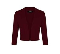 MINTLIMTI Giacca da Cardigan Lavorata a Maglia a Maniche Lunghe da Donna per Maglione Bolero Vin Rouge M