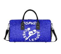 Mintoprints Borsa di borsone personalizzata di Cheer, borsa su ordinazione della palestra di sport di cheerleading con nome ha personalizzato le borse di notte del Weekender del borsone di viaggio
