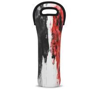 Mintoprints Borsa per bottiglia di vino con leone astratto fauna selvatica leone 1 bottiglia in neoprene borsa frigo per vino borsa porta bottiglia di vino per viaggi, picnic, feste