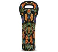 Mintoprints Borsa per bottiglia di vino messicana Fiesta, in neoprene, per 1 bottiglia, per viaggi, picnic, feste