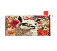 Mintoprints Copertura magnetica per cassetta delle lettere con lama e alpaca, decorazione per giardino, cortile, dimensioni standard, 45,7 x 53,3 cm