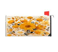 Mintoprints Copertura magnetica per cassetta postale con girasole, margherita, copertura per cassetta delle lettere, decorazione per giardino, cortile, dimensioni standard, 45,7 x 53,3 cm