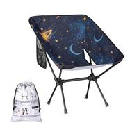 Mintoprints Sedia da campeggio con pianeti del sistema solare, leggera, pieghevole, portatile, compatta, per esterni, viaggi, spiaggia, escursionismo