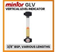 Mintor Guanti Idraulico Verticale Indicatore Livello con Doppio Filo, 3/8 " Bsp