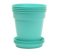 Mintra Home Garden Pots 4pz (Teal 19cm Diametro (7.5in))