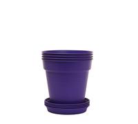 Mintra Home Garden Pots 4pz (viola diametro 11 cm (4,3 pollici))