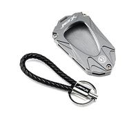 MINUCIANCOR Coprichiave per motocicletta Guscio chiave JETX Accessories Coprichiave Per Moto CNC Per SYM Jetx Jet X 125 150 X125 X150 2020-2024(KKCR Grey)