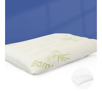 MINUPWELL Cuscino rinfrescante ultra piatto per dormire, altezza 6,3 cm, sottile cuscino per dormire sullo stomaco, dimensioni standard - 45,7 x 66 cm