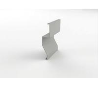 MINUTA PROFILI Giunzione per Profilo gocciolatoio Alluminio TOP Per Balconi e Terrazze (Grigio chiaro RAL 7038)