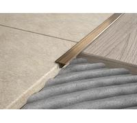 MINUTA PROFILI Listello Ottone Finitura Oro Antico Listelli Ottone A T Per Decorazioni Interni Rivestimenti Pareti E Bordi Piastrelle Listelli In Ottone Facile Installazione Barra 2,5 M X 10 Mm