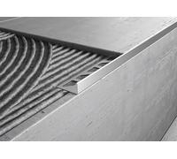 MINUTA PROFILI Profili In Acciaio Terminali Profili In Acciaio Per Gradini E Scale Profilo Acciaio Barra 2,5 M Facile Da Installare (OPACO 10 MM)