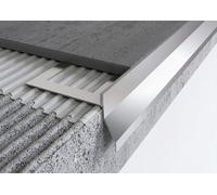 MINUTA PROFILI Profilo Gocciolatoio Balcone In Alluminio NOR Resistente Gocciolatoio Per Balconi Verniciato A Polvere Barra 2,7 M (Grigio metallizzato RAL 9007)
