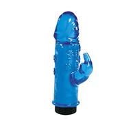Minx Mini Jack Rabbit Vibrator,2K142A-CBLU-PTNBX , 3.25 inch(8cm) - Blue