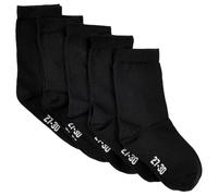 Minymo 5er Pack Ankel Socken Calze, Nero (Schwarz 106), 35-38 (Taglia Unica: 35 8) Bambino