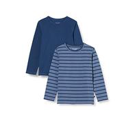 MINYMO Bambino Basic Langarm T-Shirt T-Shirt Not Applicable, Nuova Marina, 152