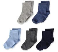 Minymo 5er Pack Socken in Verschieden Farben Calze, Multicolore (Dark Navy 778), 15-18 (Taglia Unica: 15 8) Bimbo