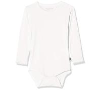 MINYMO Body a maniche lunghe unisex per bebè, Bianco (weiss 100), 18 mesi