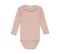 MINYMO Body unisex con maniche lunghe a costine