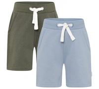 Minymo - Boy's Basic 53 Sweat Short (2-Pack) - Pantaloncini 92 grigio