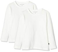 Minymo - Kid's Basic 35 T-Shirt L/S (2-Pack) - Maglia a manica lunga 104 bianco